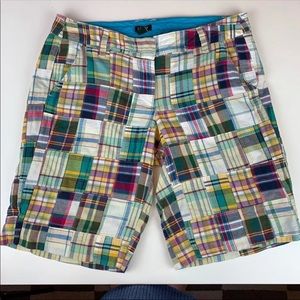 Women’s J.Crew Patchwork Quilt plaid shorts
